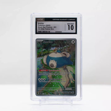 Pokemon Snorlax #51 Promo Pokemon 151 ETB Promo 2023 - CGC 10 Gem Mint