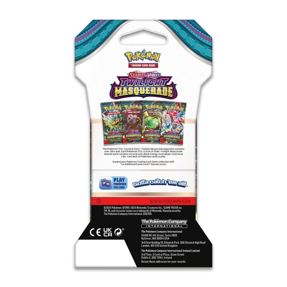 Pokémon TCG: Scarlet & Violet-Twilight Masquerade Sleeved Booster Pack (10 Cards) - Nexus Collects