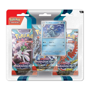 Scarlet & Violet-Paradox Rift 3 Booster Packs & Arctibax Promo Card - Nexus Collects